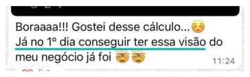 Depoimento de participante do desafio