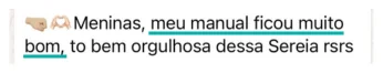 Depoimento de participante do desafio
