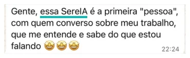 Depoimento de participante do desafio