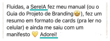 Depoimento de participante do desafio